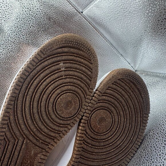 Size 9 Nike Air Force 1 Low Rhubarb Mens White Athletic Sneaker CZ0338-101 - Picture 11 of 12